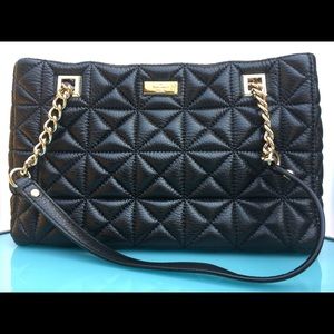 Kate Spade Quilted Patent Leather Shoulder Bag